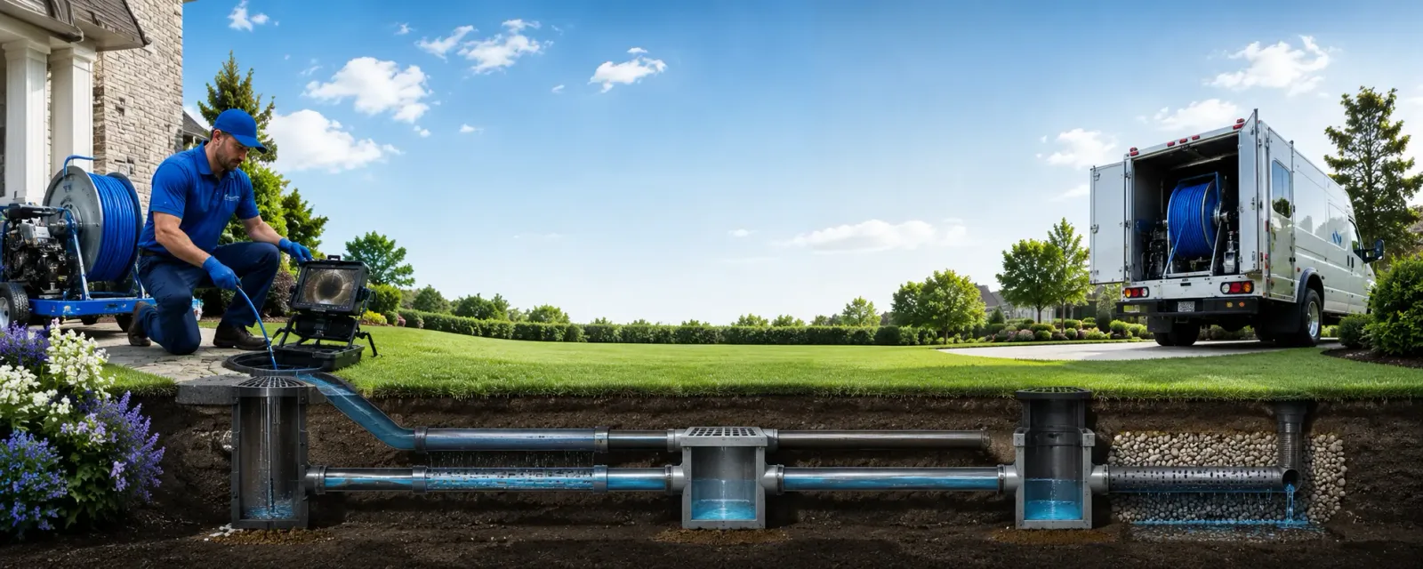 Outdoor drain cleaning information for Sharon Hill, PA